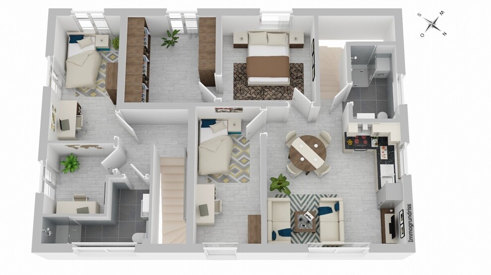 Attraktives Zweifamilienhaus in Olfen–modern, nachhaltig und mit KfW 40+ Standard 8 zimmer