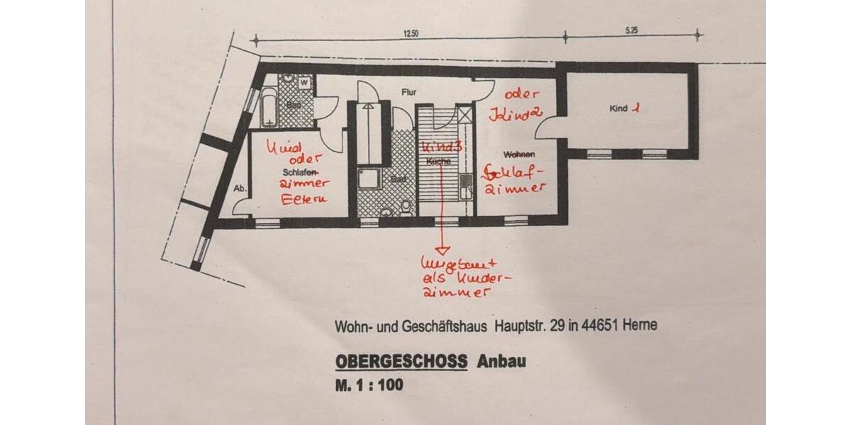 Einfamilienhaus Herne Eickel - 7 Zimmer, 149 m&sup2;, 1.350&euro; | Angebot:26020625