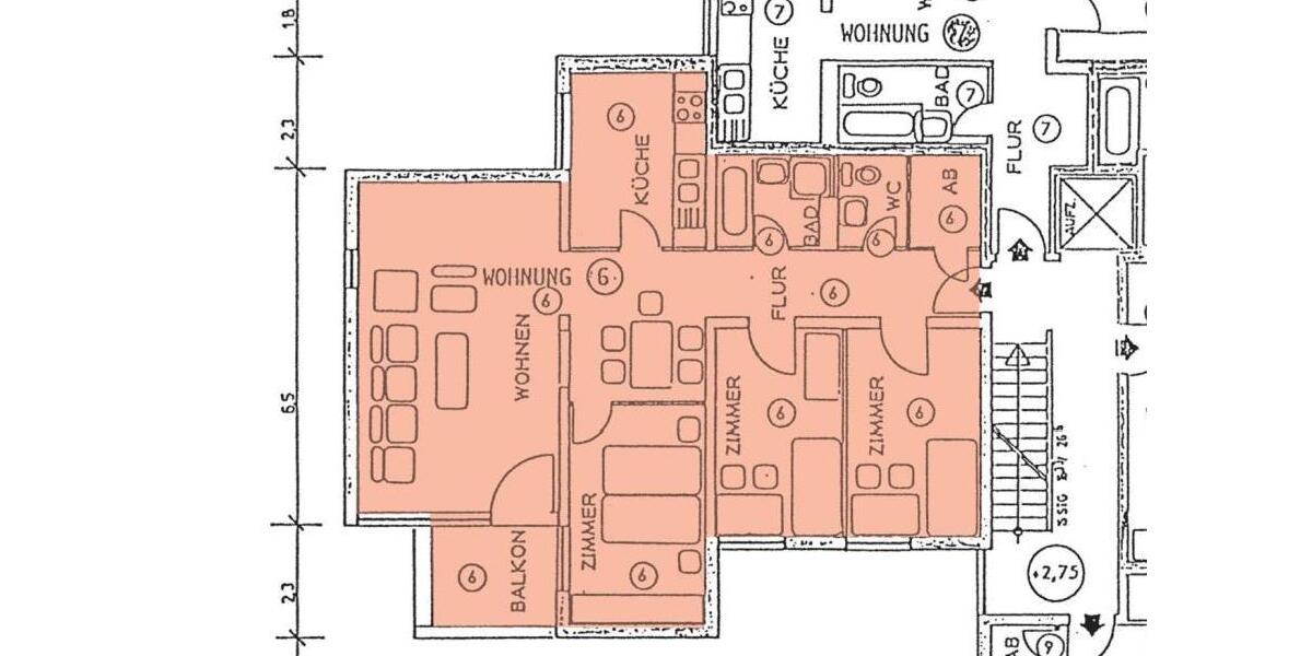 Etagenwohnung Gelsenkirchen Gelsenkirchen-Nord - 4 Zimmer, 91 m&sup2;, 98.000&euro; | Angebot:27168178