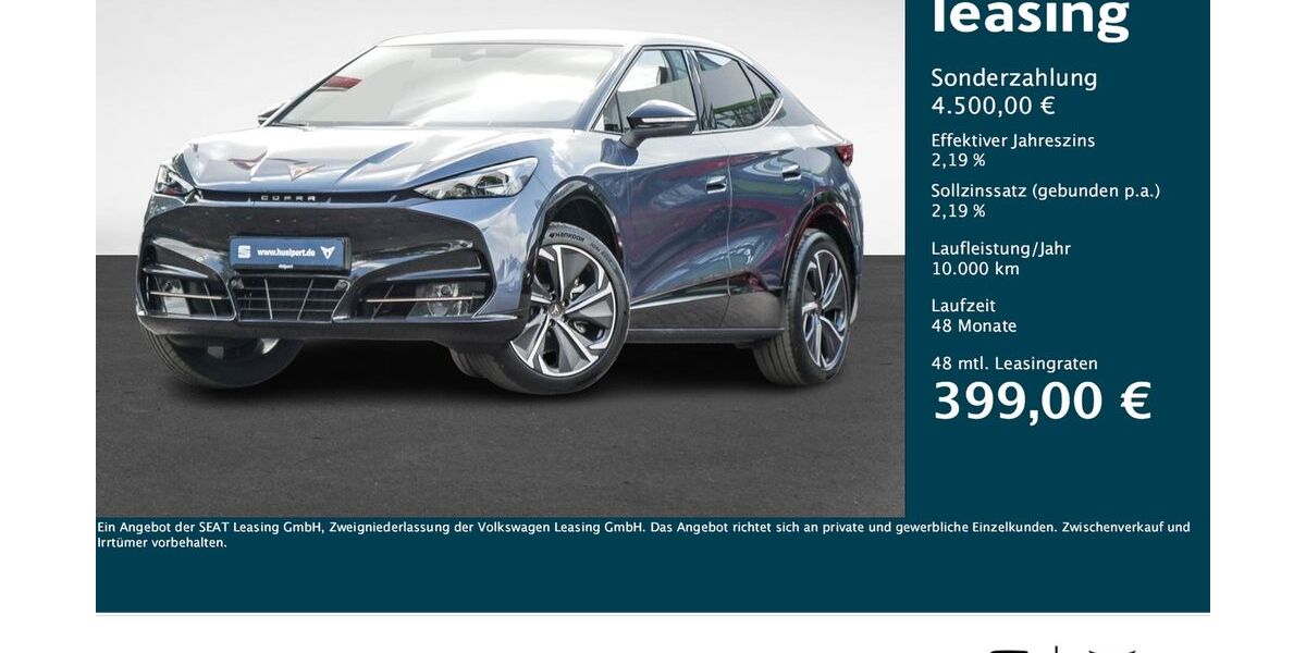 Cupra Tavascan 1.990 km 43.922 &euro; Dortmund 44269