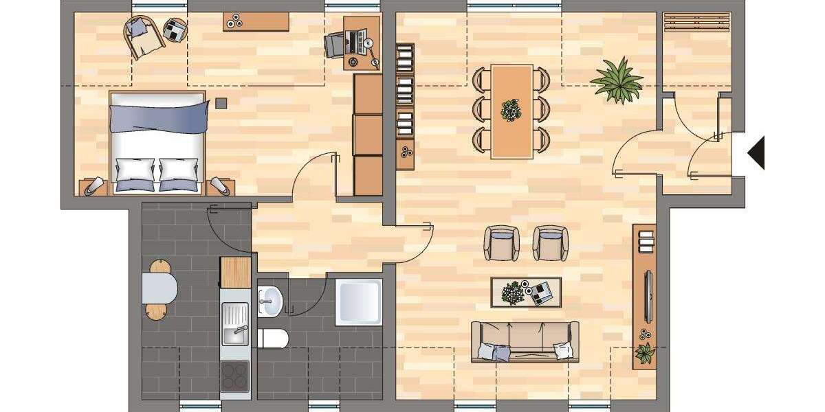 Wohnung zum Mieten in Herne 459 € 60.12 m² 2 zimmer