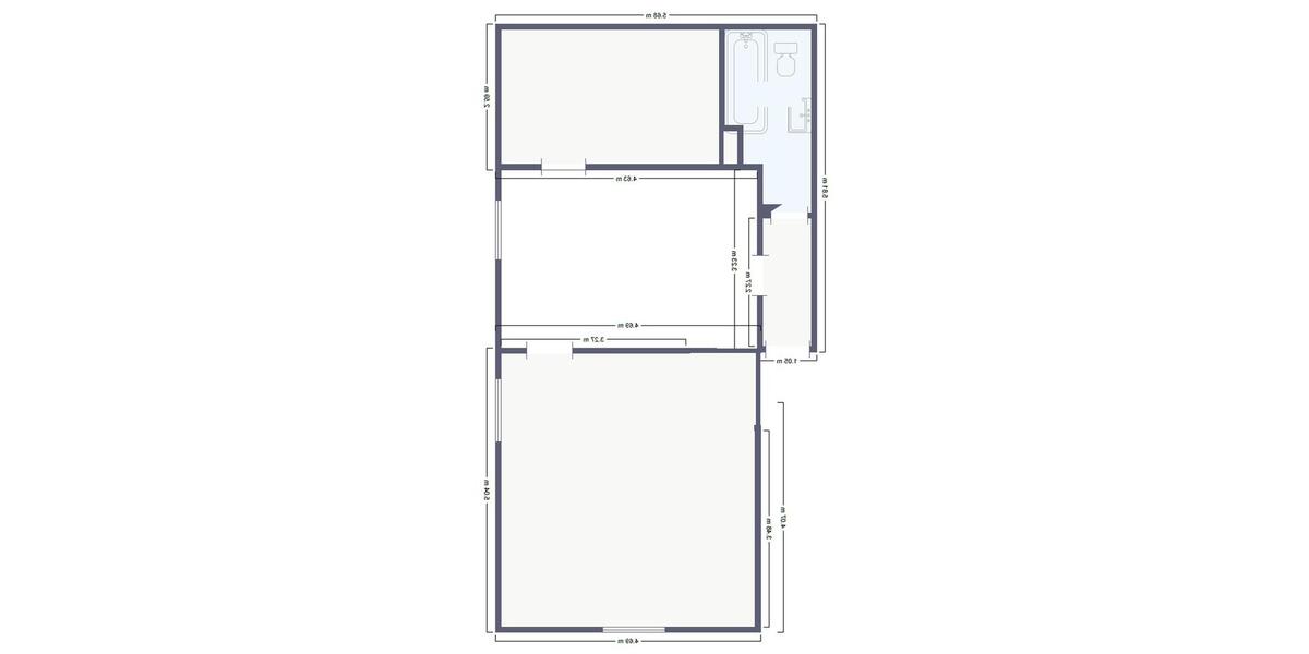 Dachgeschoßwohnung Bochum Bochum-Mitte - 2 Zimmer, 50 m&sup2;, 370&euro; | Angebot:25757009