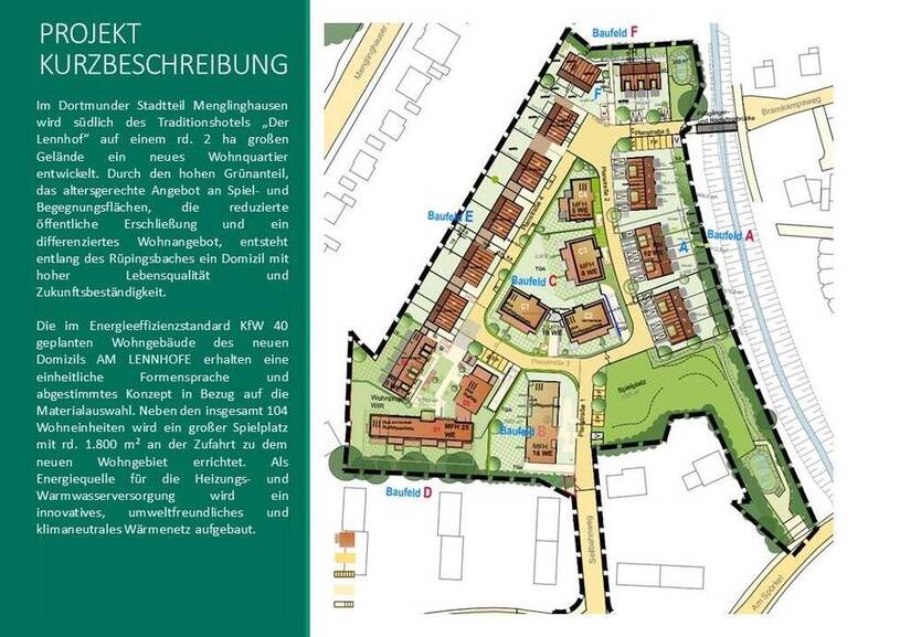 Eigentumswohnungen im Neubaugebiet 