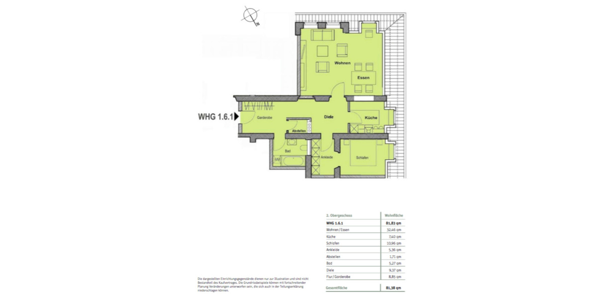 Exklusive 2-Zimmer Wohnung Arrenbergsche Höfe Parkett EBK Garage 2 zimmer