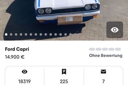 Ford Capri 2.560 km 14.900 € Essen 45127