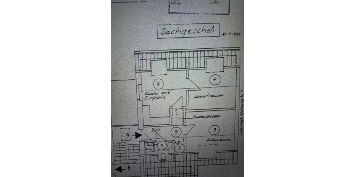 Dachgeschoßwohnung Hagen Hohenlimburg - 1 Zimmer, 51 m&sup2;, 336&euro; | Angebot:25580141