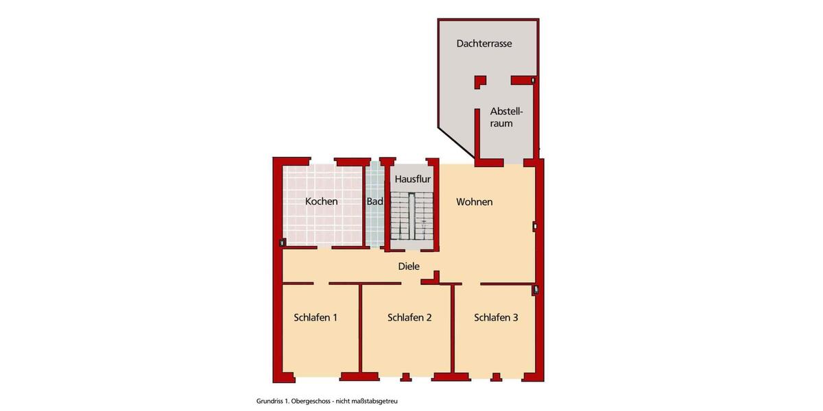 Große 125m2 Wohnung mit Balkon Zentral 4.5 zimmer