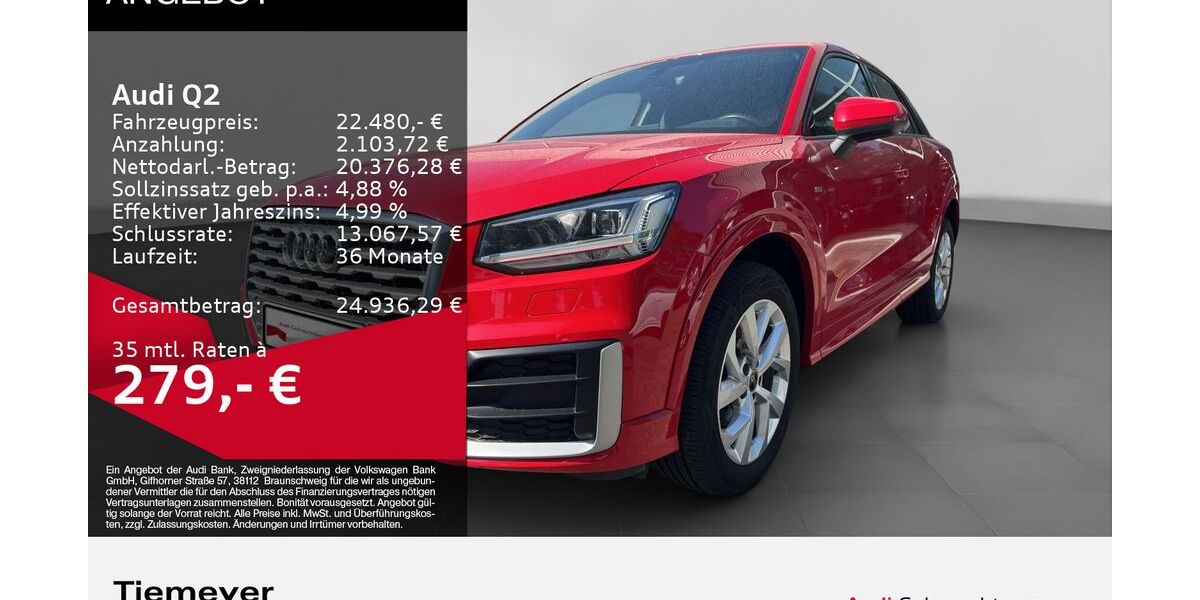 Audi Q2 51.853 km 21.880 &euro; Dorsten 46284