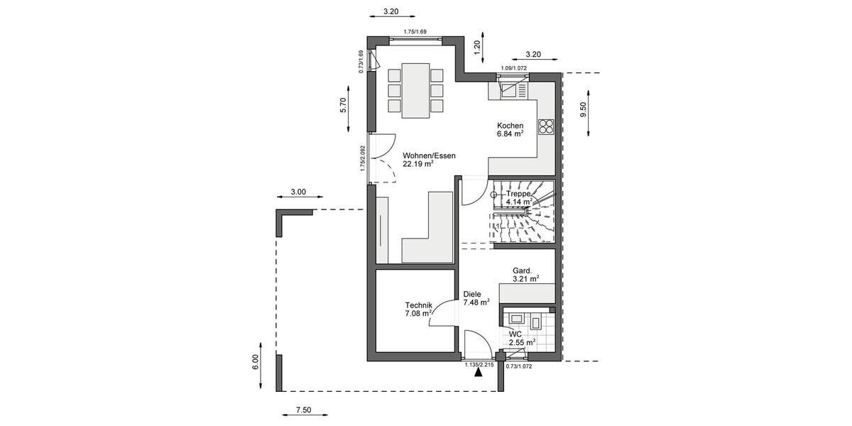 Doppelhaushälfte Wetter (Ruhr) - 3 Zimmer, 105 m&sup2;, 1.550&euro; | Angebot:26663227