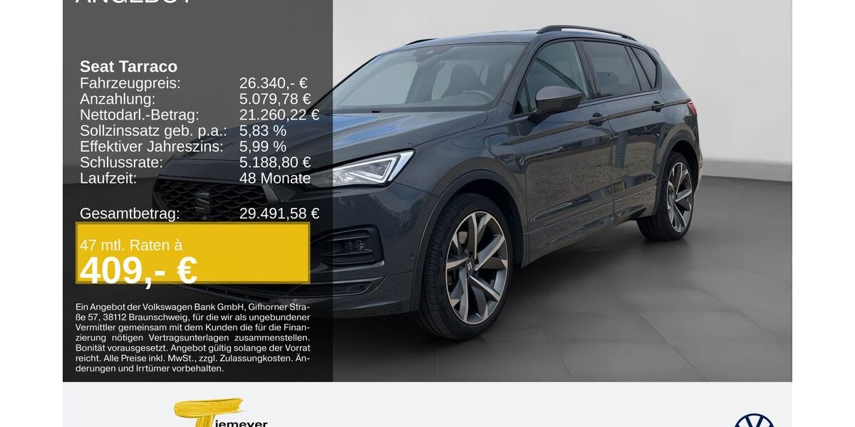 Seat Tarraco 81.340 km 26.340 &euro; Dorsten 46282