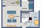 Erdgeschoßwohnung Dortmund Huckarde - 2 Zimmer, 45 m&sup2;, 117.000&euro; | Angebot:26650054