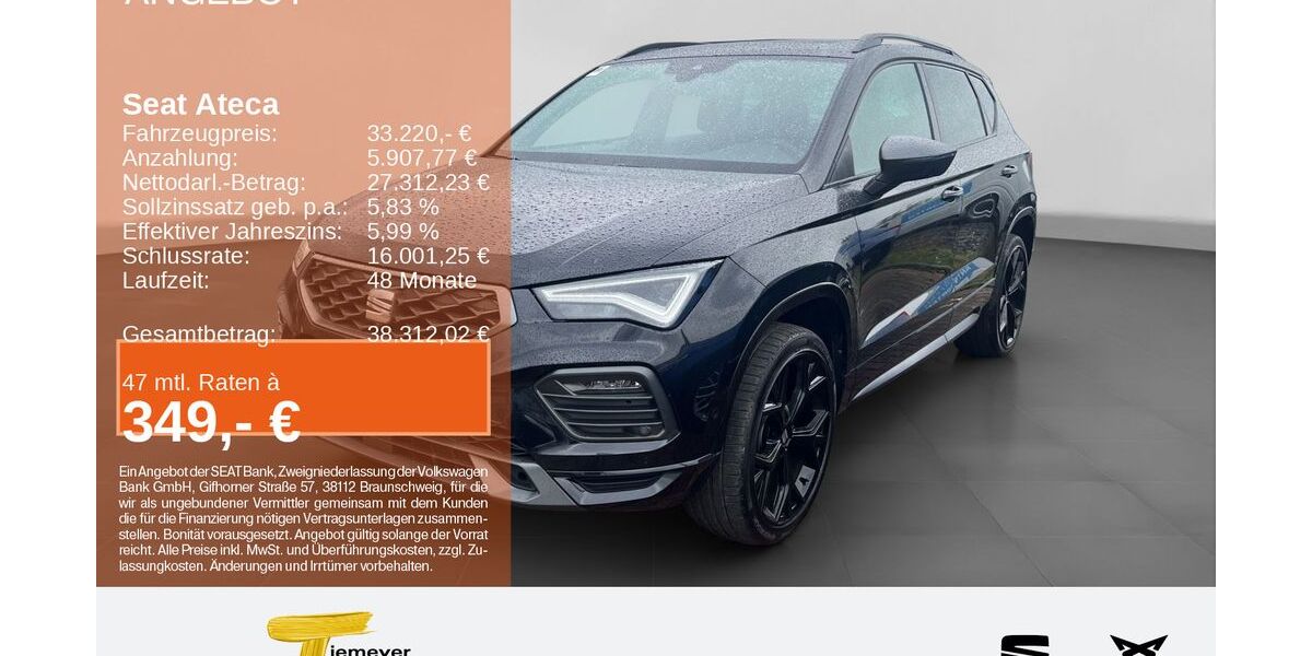 Seat Ateca 70.054 km 33.220 &euro; Recklinghausen 45663