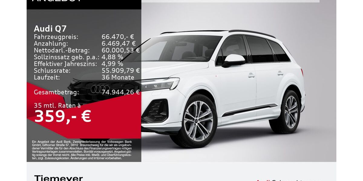 Audi Q7 30.525 km 65.970 &euro; Dorsten 46284