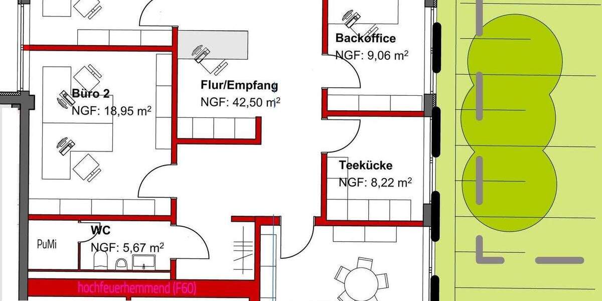 Gewerbeobjekt Holzwickede - 6 Zimmer, 138 m&sup2;, 1.750&euro; | Angebot:25689721