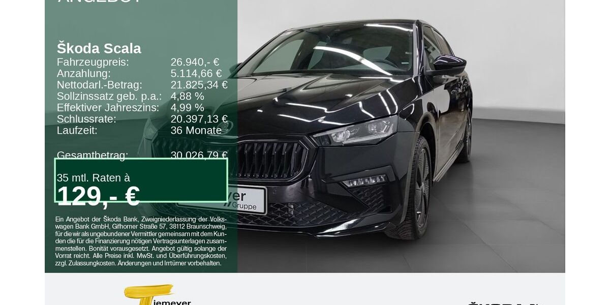 Skoda Scala 26.478 km 24.980 &euro; Bochum 44809