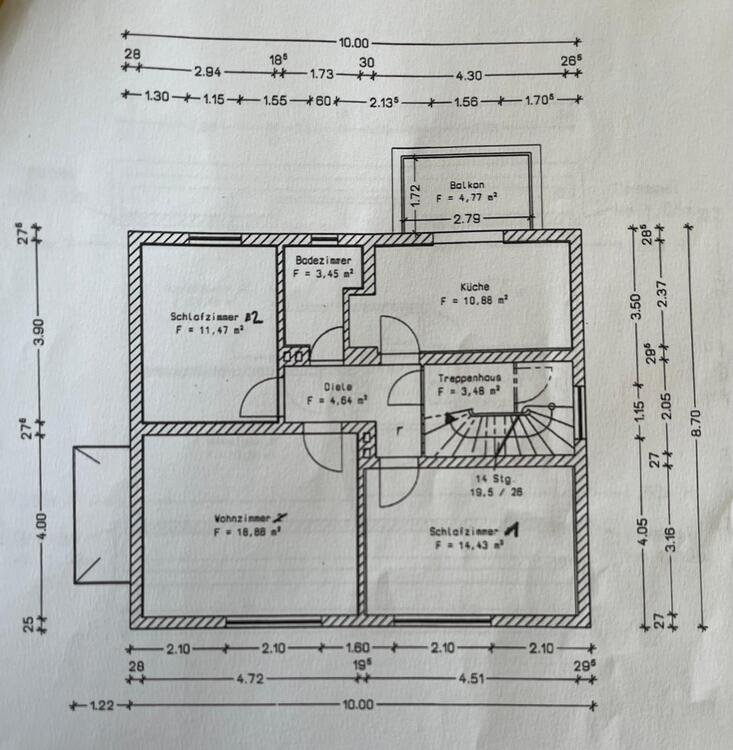 Helle 3,5-Zimmer-Wohnung mit Gartenbenutzung in Top-Lage von Herne zimmer