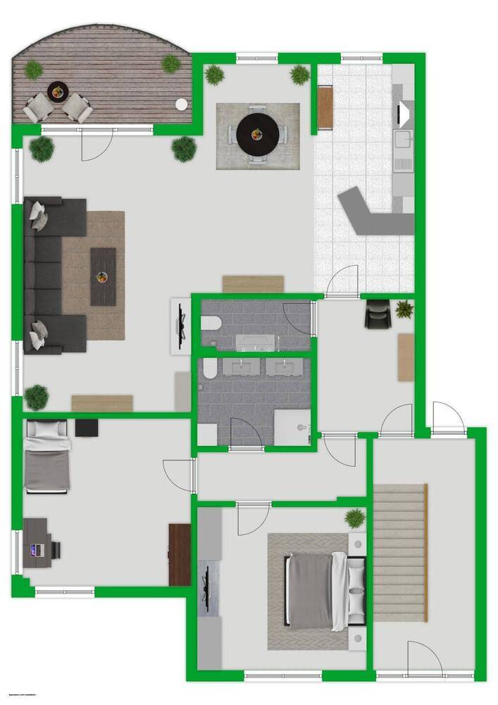 Charmante Erdgeschoßwohnung mit Westbalkon