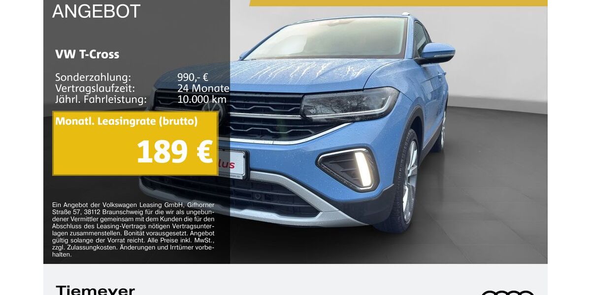 VW T-Cross 7.405 km 26.210 &euro; Dorsten 46284