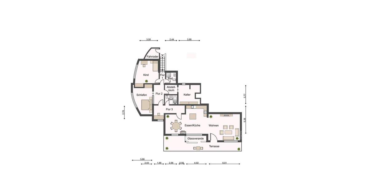 Etagenwohnung Dortmund / Kirchhörde Kirchhörde - 3 Zimmer, 130 m&sup2;, 475.000&euro; | Angebot:25475449