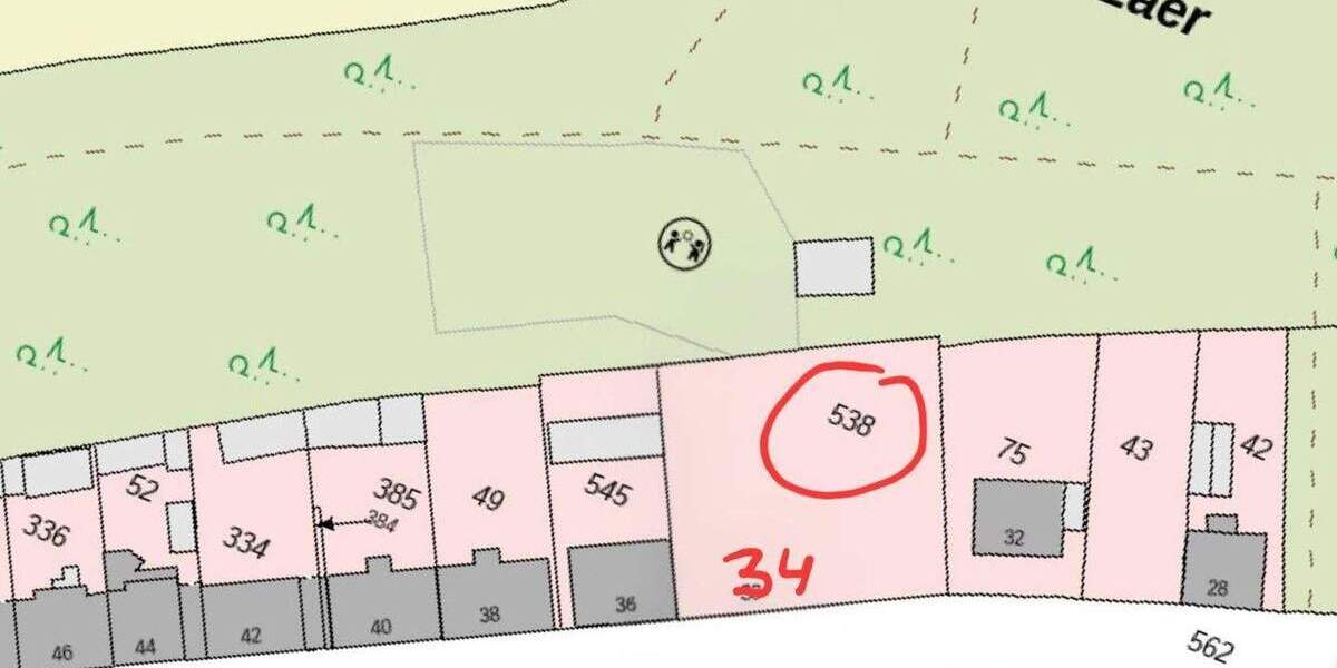 Baugrundstück in Bochum Laer, 1.384 m², ideale Lage, provisionsfrei zimmer