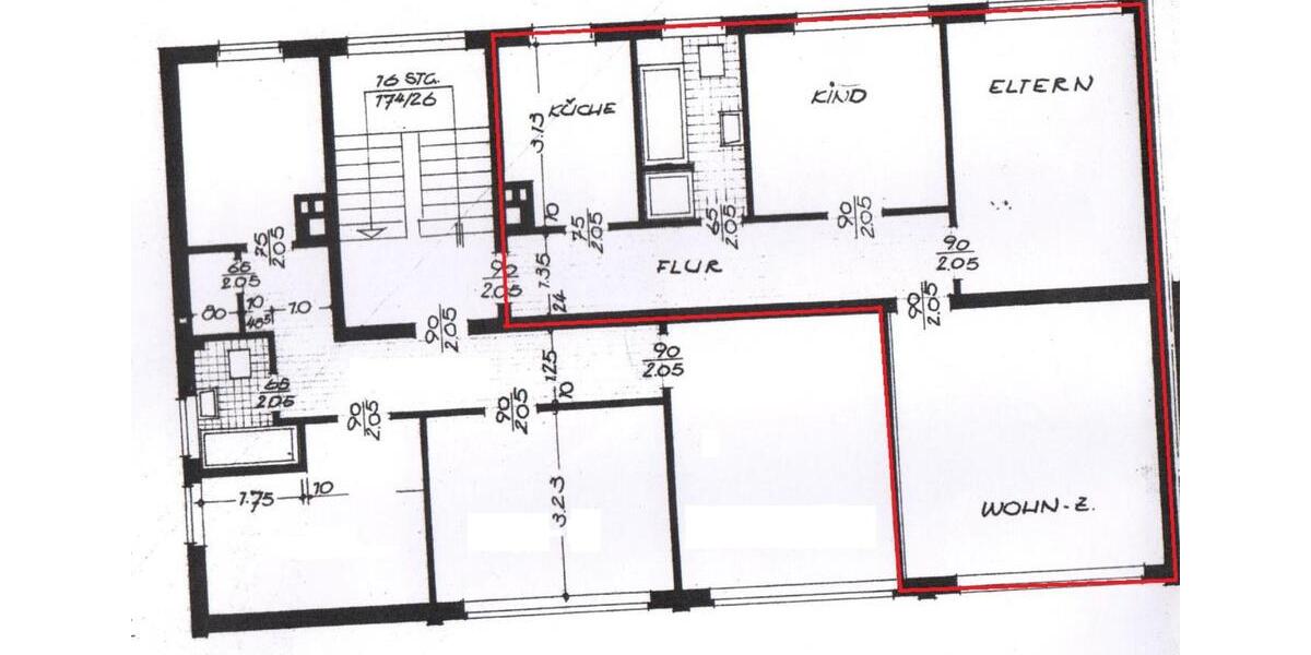 3-Zimmerwohnung mit hellen Räumen und Tageslichtbad ab sofort 3 zimmer