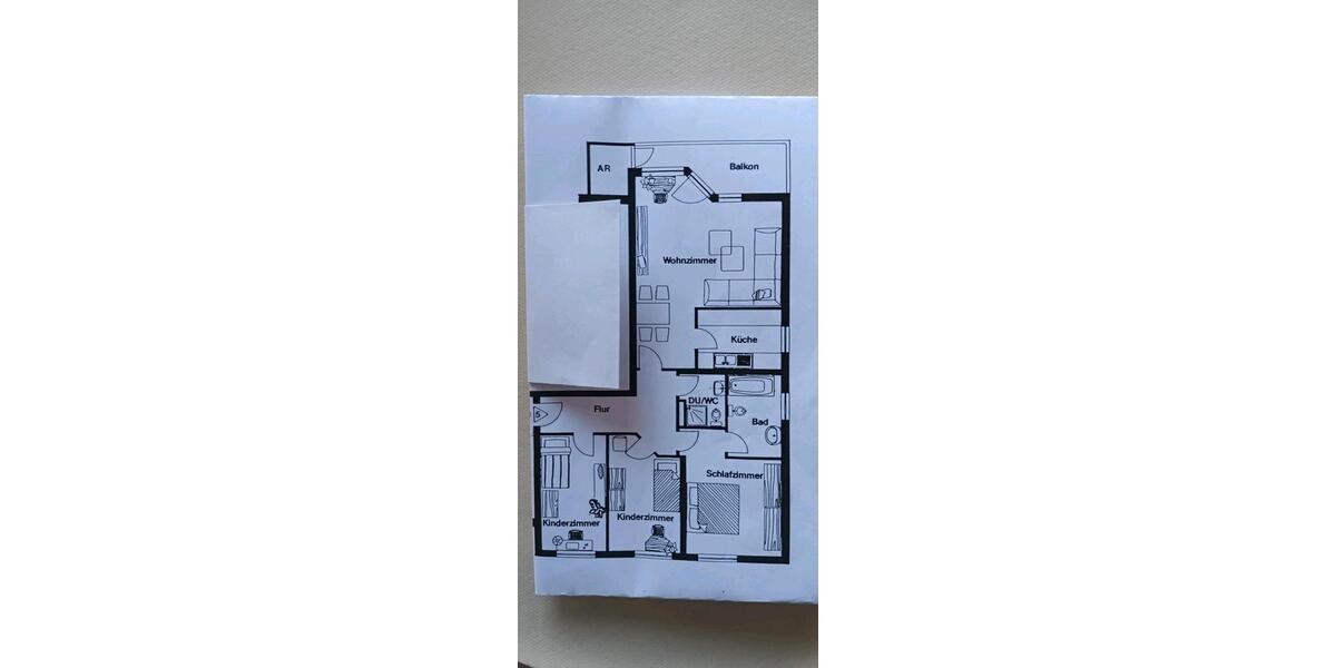 Eigentumswohnung ca. 99 qm, 4 Zimmer, 2 Bäder, Garage, Balkon 4 zimmer