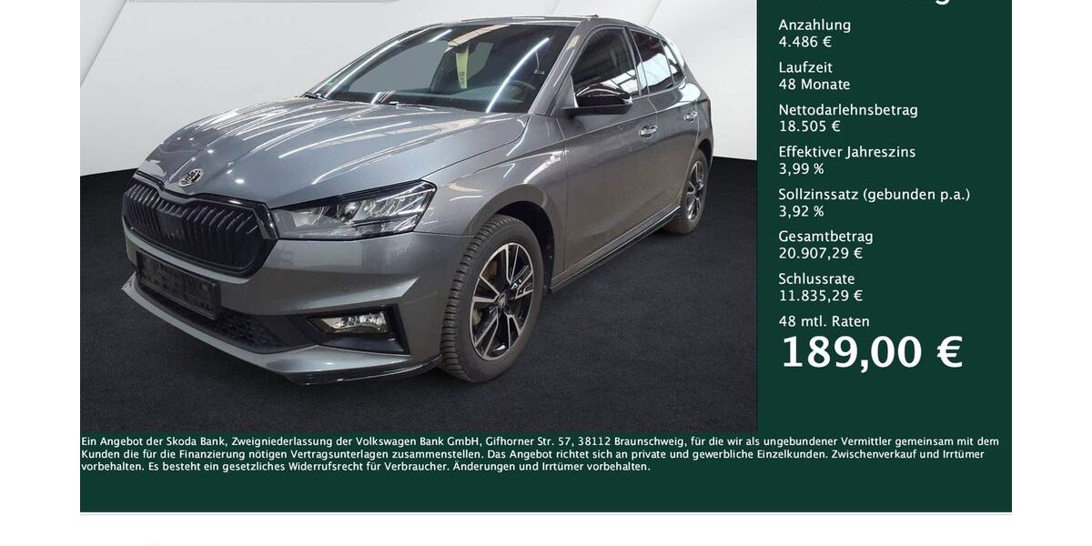 Skoda Fabia 23.037 km 22.991 &euro; Dortmund 44309