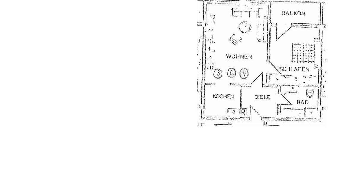 Etagenwohnung Dortmund Hacheney - 2 Zimmer, 58 m&sup2;, 178.000&euro; | Angebot:25643899