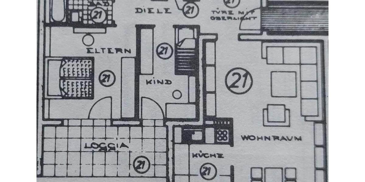 Etagenwohnung Wuppertal Sedansberg - 3.5 Zimmer, 74 m&sup2;, 590&euro; | Angebot:26566435