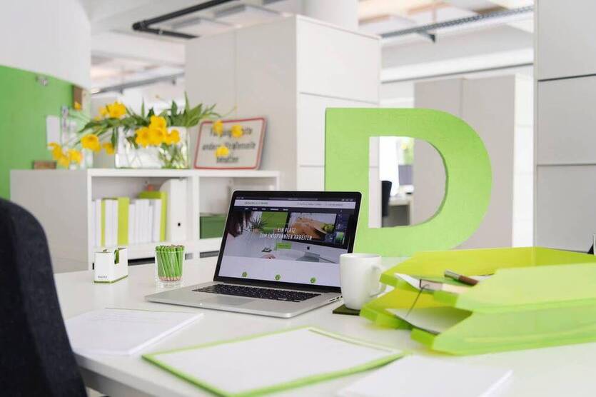 Arbeitsplätze in lichtdurchflutetem Coworking-Space - All-in-Miete