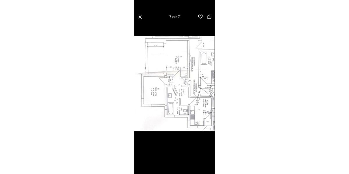 Etagenwohnung Bochum Laer - 2 Zimmer, 60 m&sup2;, 500&euro; | Angebot:26669644