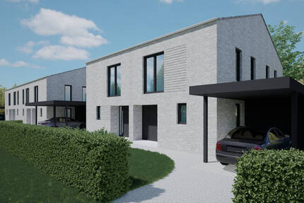 Exklusive Doppelhaushäfte zum Erstbezug KFW-55ee - Fußbodenkühlung - Kamin uvm. 3 zimmer