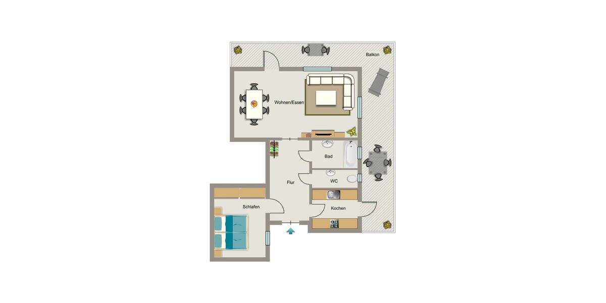 Etagenwohnung Lünen - 2.5 Zimmer, 70 m&sup2;, 585&euro; | Angebot:26329862