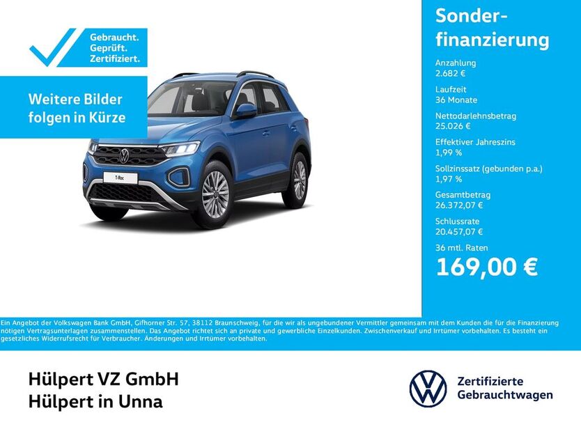 VW T-Roc 9.550 km 27.708 € Unna 59423