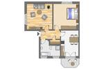 Etagenwohnung Dortmund Gartenstadt - 2 Zimmer, 67 m&sup2;, 553&euro; | Angebot:26237812