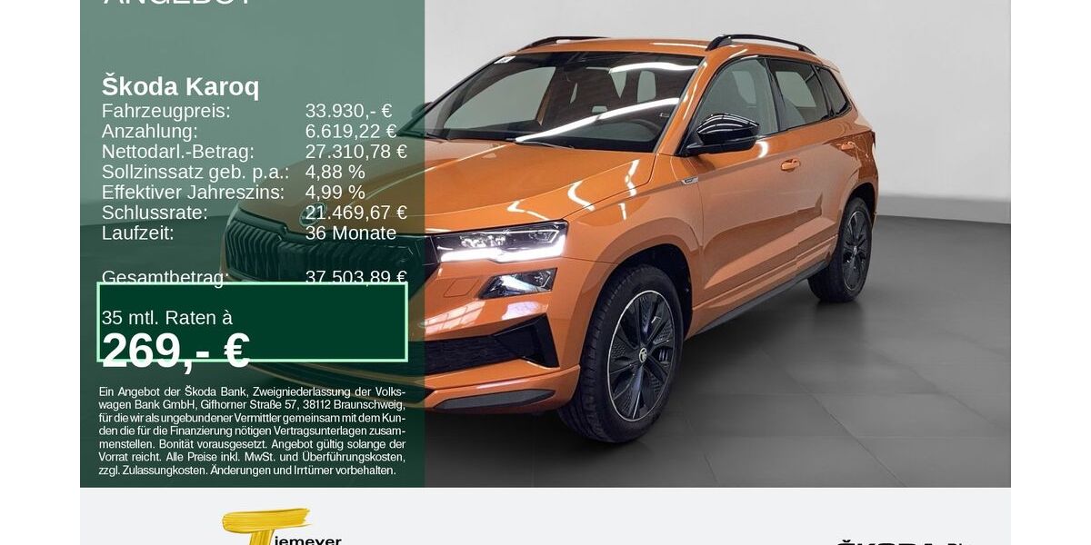 Skoda Karoq 58.380 km 33.930 &euro; Bochum 44809