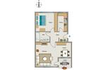 Etagenwohnung Recklinghausen Hillerheide - 2.5 Zimmer, 64 m&sup2;, 576&euro; | Angebot:26656403
