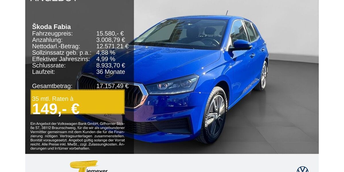 Skoda Fabia 35.211 km 15.580 &euro; Recklinghausen 45663