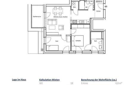 Wohnung Gevelsberg - 3 Zimmer, 70 m&sup2;, 770&euro; | Angebot:25226861