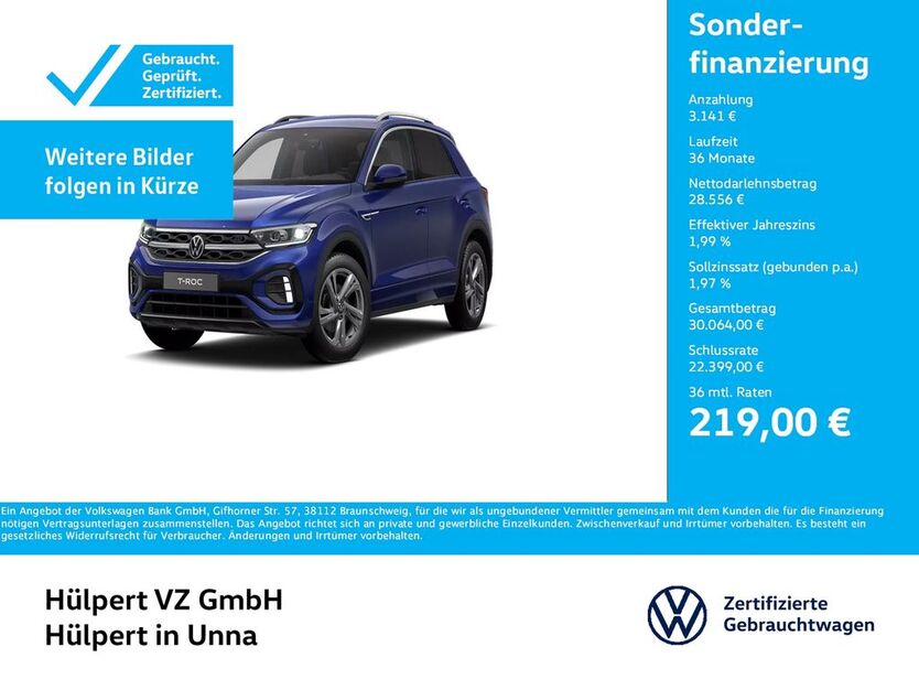 VW T-Roc 5.601 km 31.697 € Unna 59423