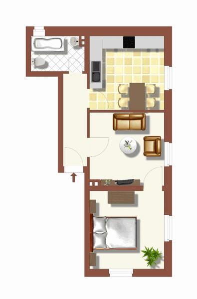 Schnuckelige 2-Raum-Wohnung für Individualisten! zimmer