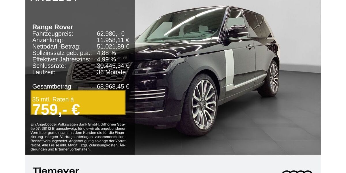Land Rover Range Rover 78.660 km 58.980 &euro; Bochum 44809