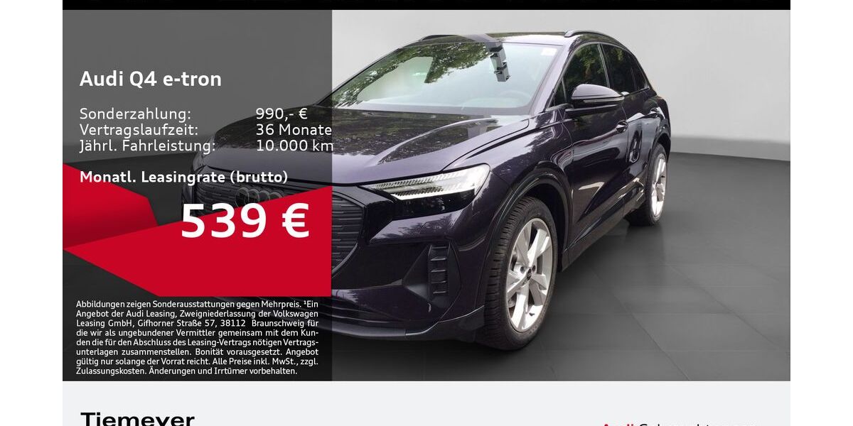 Audi Q4 e-tron 3.345 km 48.110 &euro; Gelsenkirchen 45894