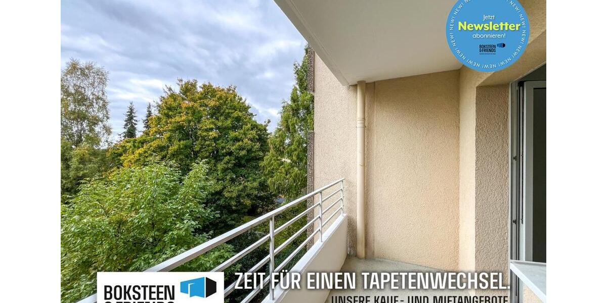 Frisch sanierte 1,5 -Zimmer-Wohnung, Balkon mit Blick ins Grüne! 1 zimmer