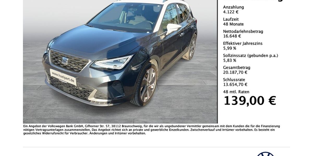 Seat Arona 44.989 km 20.520 &euro; Dortmund 44379