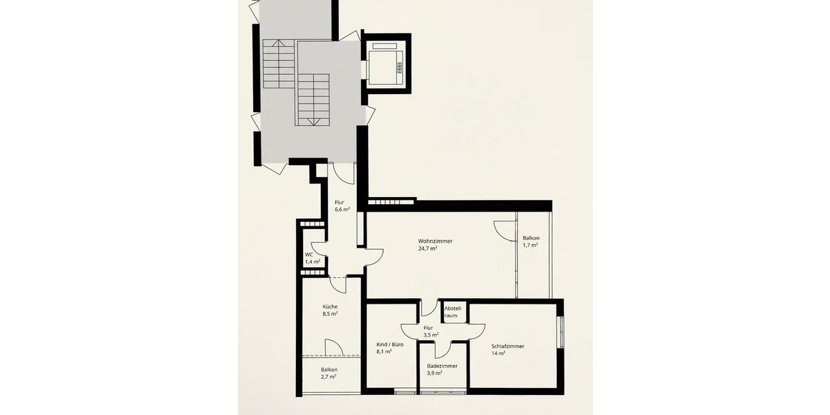 Etagenwohnung Ennepetal - 3 Zimmer, 76 m&sup2;, 138.000&euro; | Angebot:26865128