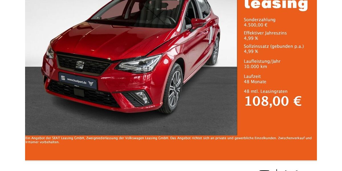 Seat Ibiza 1.990 km 24.444 &euro; Dortmund 44379