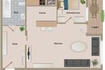 Etagenwohnung Herten - 2.5 Zimmer, 52 m&sup2;, 470&euro; | Angebot:27551974