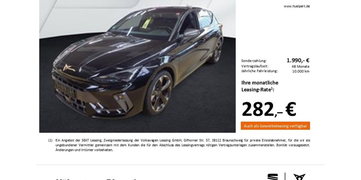 Cupra Leon 13.358 km 32.444 &euro; Dortmund 44269