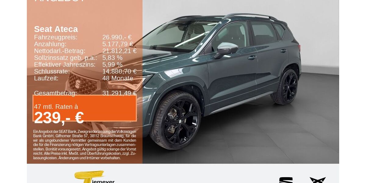 Seat Ateca 44.914 km 26.220 &euro; Bochum 44809
